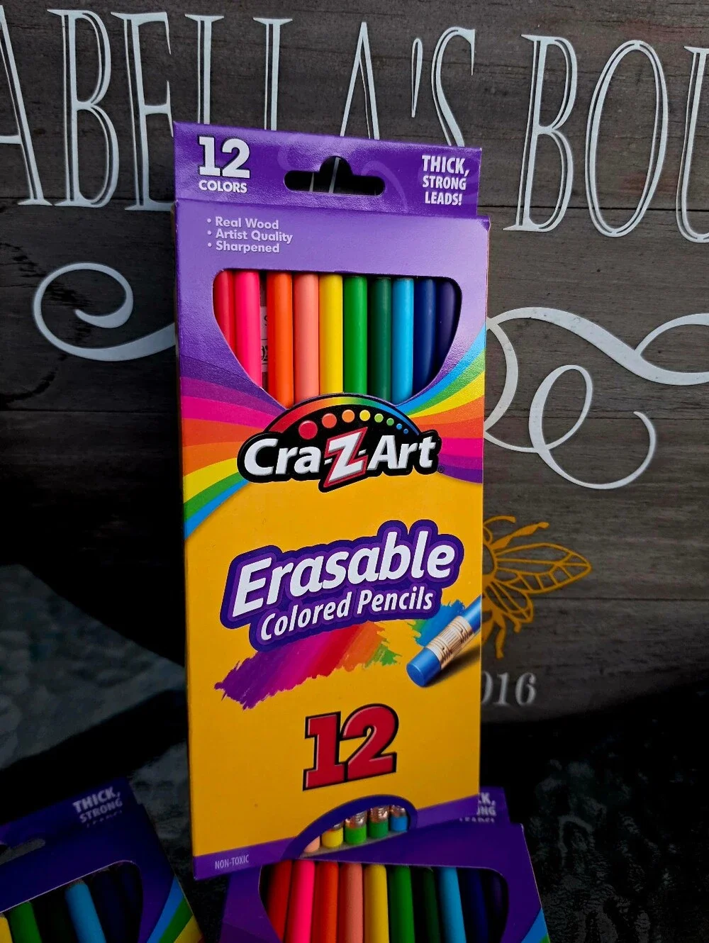 3 Cra-Z-Art Erasable Colored Pencils
